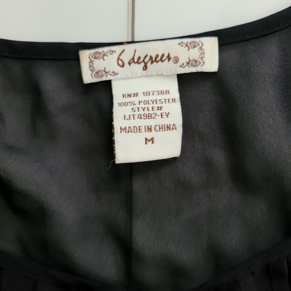 Sheer Black Blouse - Picture 6 of 8